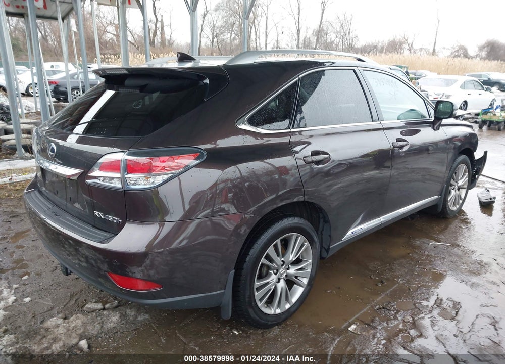 2014 LEXUS RX 450H VIN: JTJBC1BA8E2069104