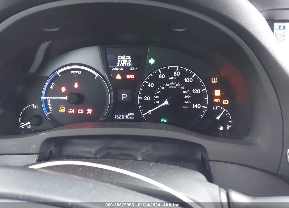 2014 LEXUS RX 450H VIN: JTJBC1BA8E2069104