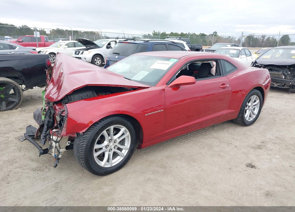 2015 CHEVROLET CAMARO 2LS VIN: 2G1FB1E33F9310096