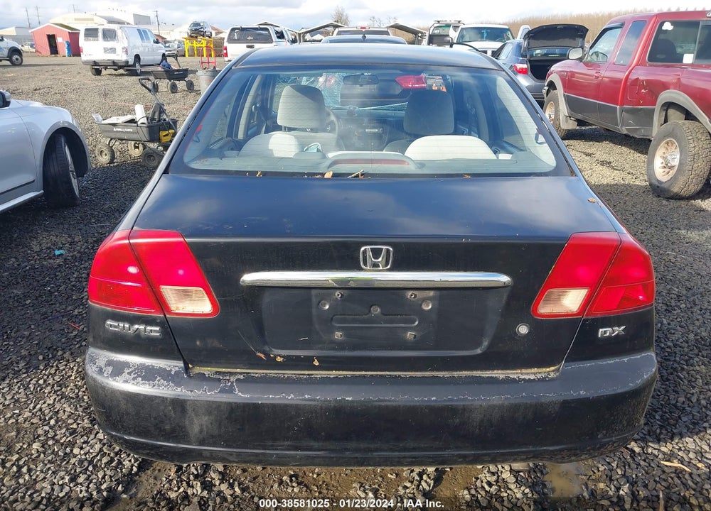 2002 HONDA CIVIC DX VIN: 2HGES15112H559631
