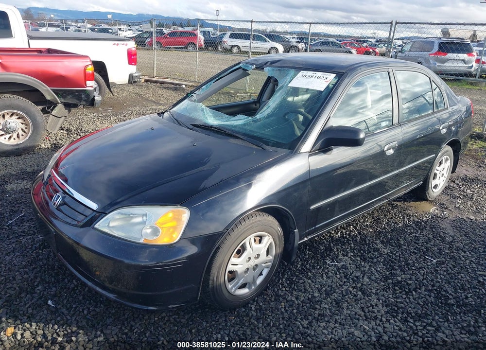 2002 HONDA CIVIC DX VIN: 2HGES15112H559631