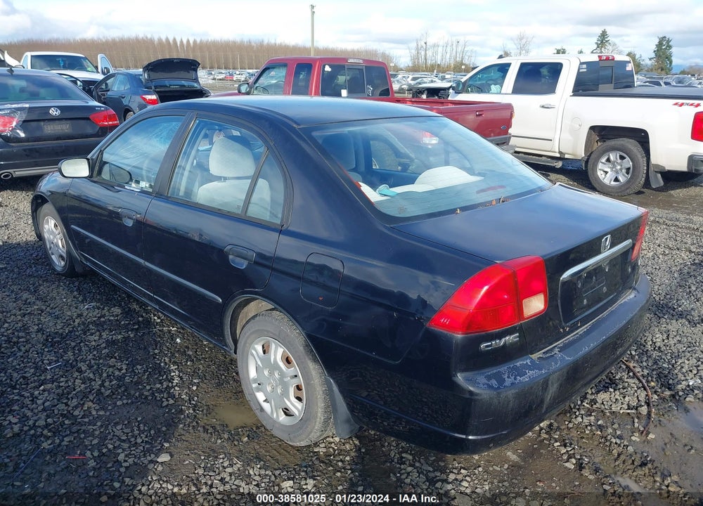2002 HONDA CIVIC DX VIN: 2HGES15112H559631