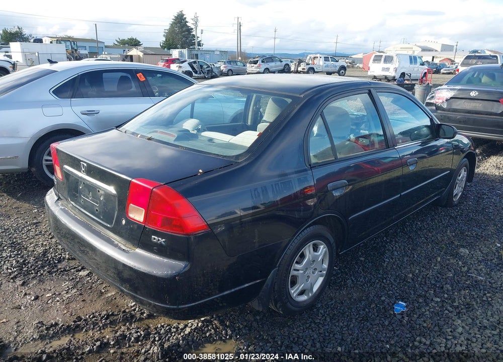 2002 HONDA CIVIC DX VIN: 2HGES15112H559631