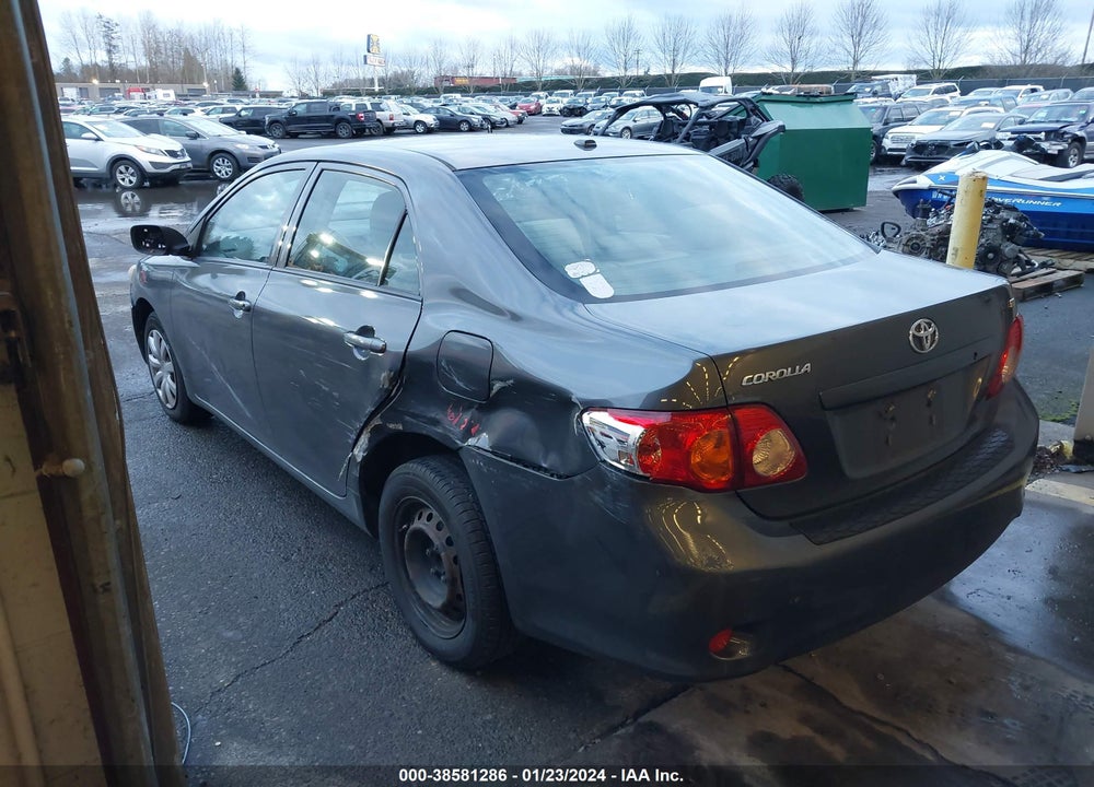 2009 TOYOTA COROLLA LE VIN: JTDBL40E39J041264