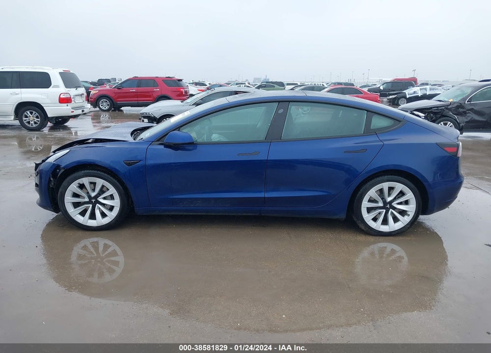 2022 TESLA MODEL 3 LONG RANGE DUAL MOTOR ALL-WHEEL DRIVE VIN: 5YJ3E1EB0NF204031