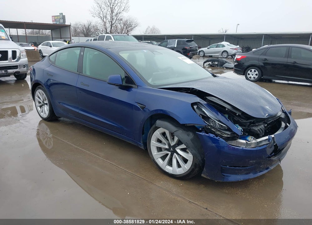 2022 TESLA MODEL 3 LONG RANGE DUAL MOTOR ALL-WHEEL DRIVE VIN: 5YJ3E1EB0NF204031