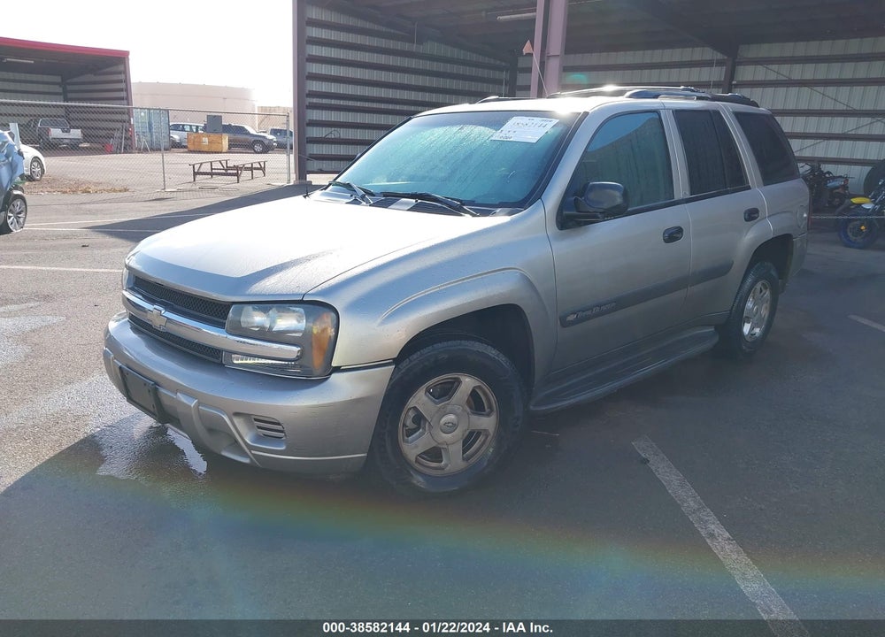 2003 CHEVROLET TRAILBLAZER LS VIN: 1GNDS13S332242277