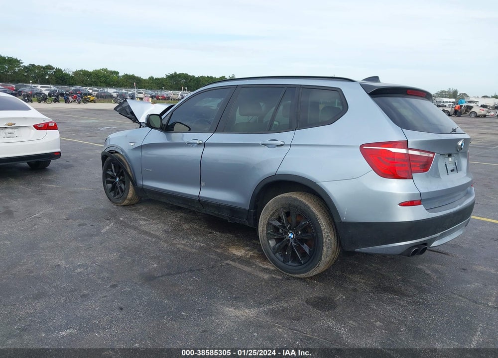 2013 BMW X3 XDRIVE28I VIN: 5UXWX9C55D0A22780