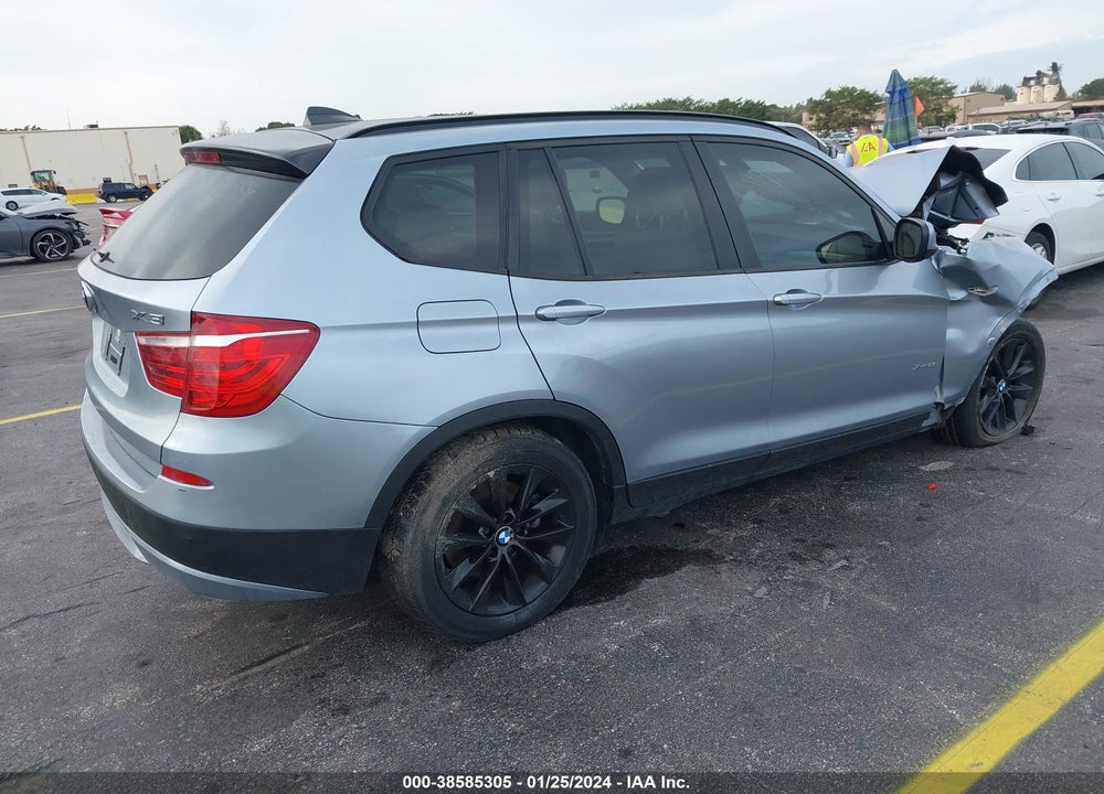 2013 BMW X3 XDRIVE28I VIN: 5UXWX9C55D0A22780