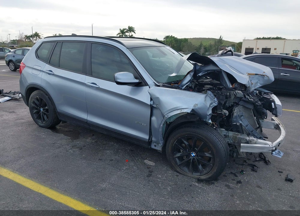 2013 BMW X3 XDRIVE28I VIN: 5UXWX9C55D0A22780