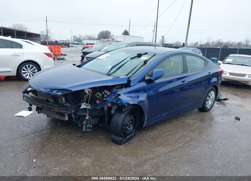 2016 HYUNDAI ELANTRA SE VIN: 5NPDH4AE7GH793502