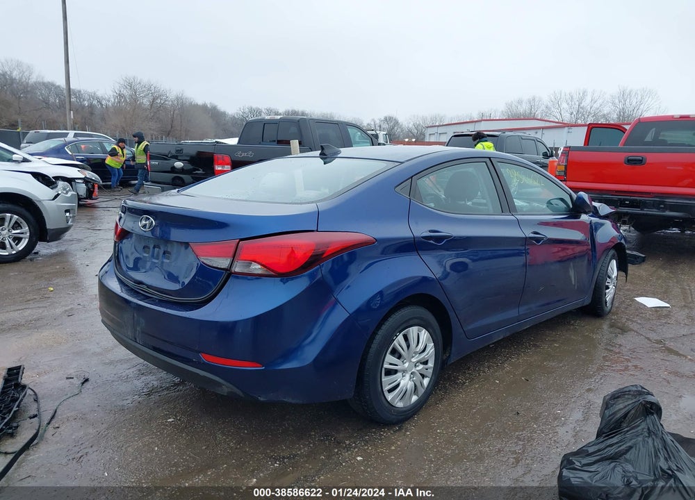 2016 HYUNDAI ELANTRA SE VIN: 5NPDH4AE7GH793502