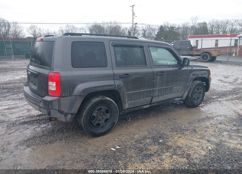 2016 JEEP PATRIOT SPORT VIN: 1C4NJPBA7GD788179