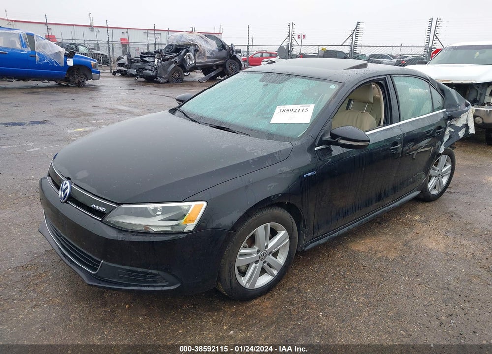 2013 VOLKSWAGEN JETTA HYBRID VIN: 3VW637AJXDM237466