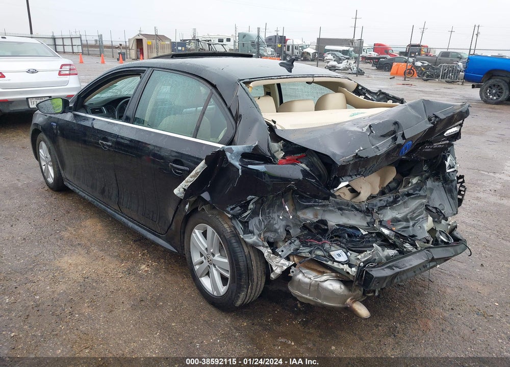 2013 VOLKSWAGEN JETTA HYBRID VIN: 3VW637AJXDM237466