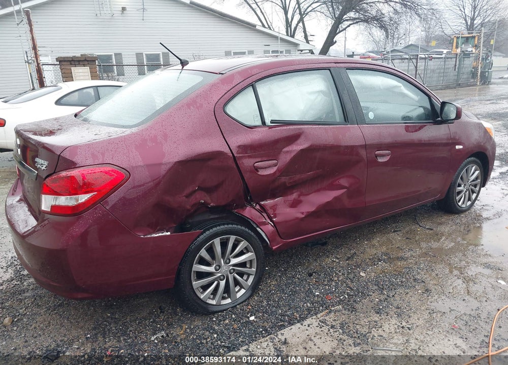 2018 MITSUBISHI MIRAGE G4 ES VIN: ML32F3FJ7JHF05762