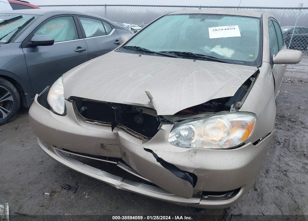 2006 TOYOTA COROLLA LE VIN: 2T1BR32E06C689383