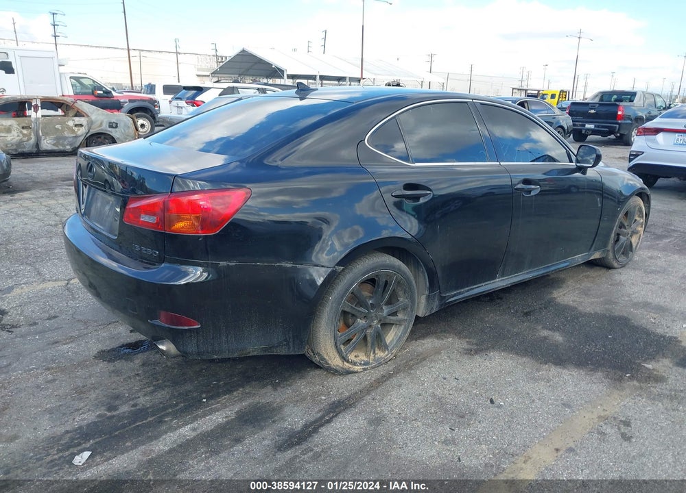 2008 LEXUS IS 250 VIN: JTHBK262582061916