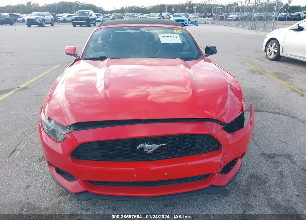 2016 FORD MUSTANG ECOBOOST PREMIUM VIN: 1FATP8UH6G5292506