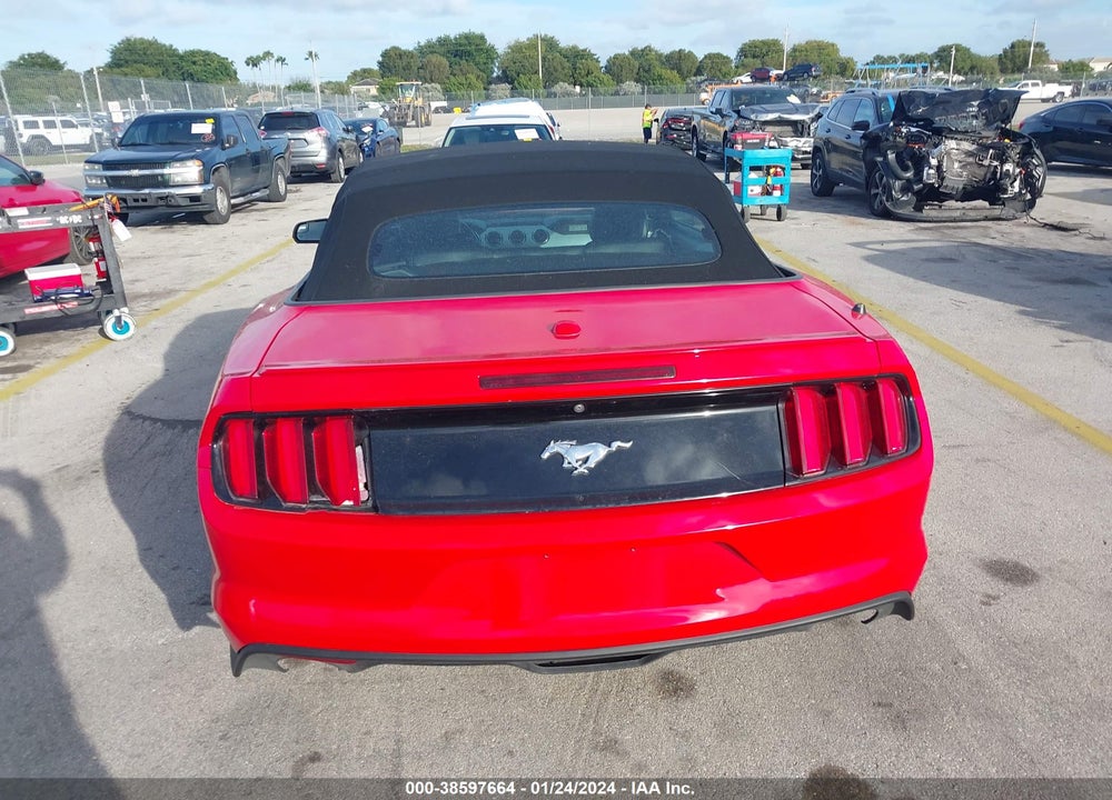 2016 FORD MUSTANG ECOBOOST PREMIUM VIN: 1FATP8UH6G5292506