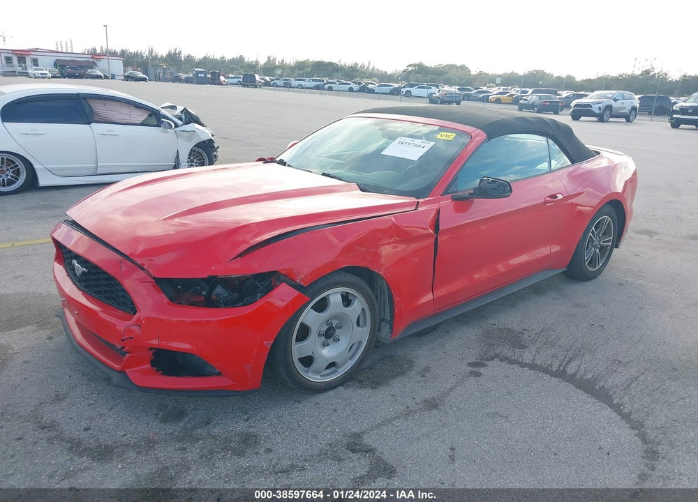 2016 FORD MUSTANG ECOBOOST PREMIUM VIN: 1FATP8UH6G5292506