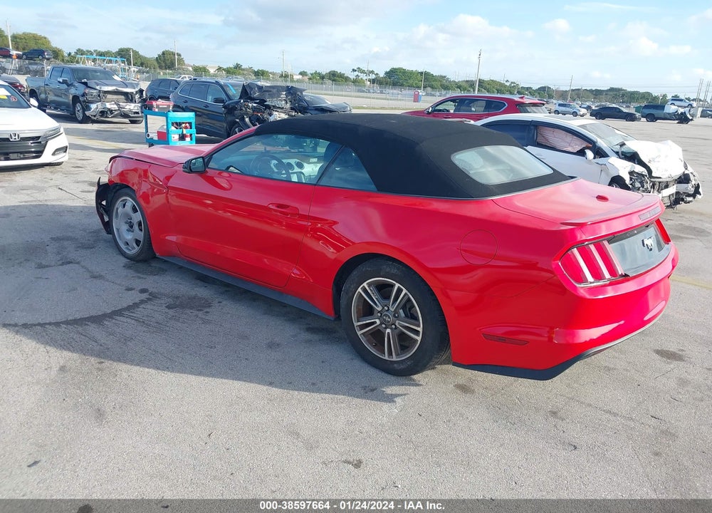 2016 FORD MUSTANG ECOBOOST PREMIUM VIN: 1FATP8UH6G5292506
