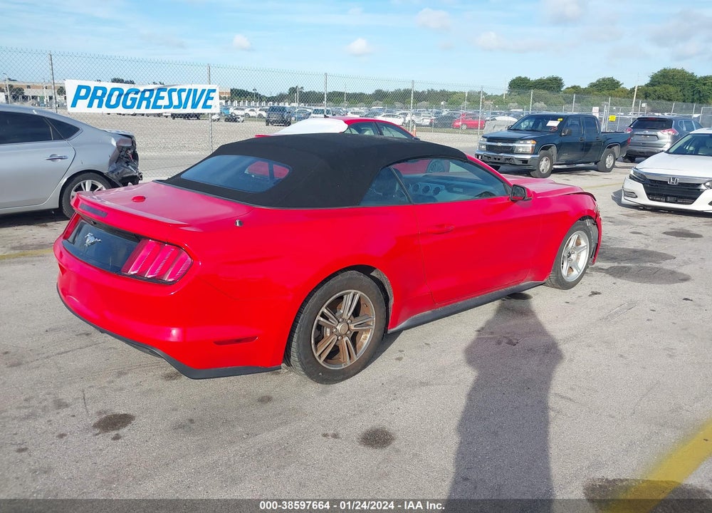 2016 FORD MUSTANG ECOBOOST PREMIUM VIN: 1FATP8UH6G5292506