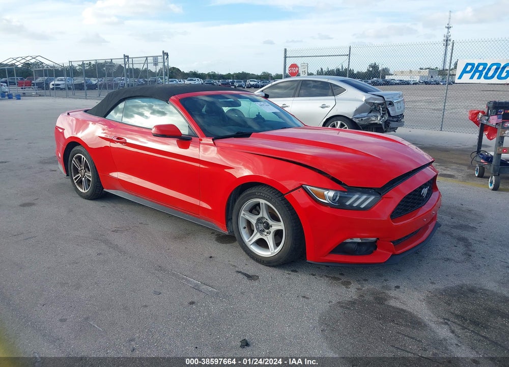 2016 FORD MUSTANG ECOBOOST PREMIUM VIN: 1FATP8UH6G5292506