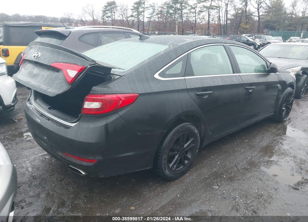 2016 HYUNDAI SONATA SE VIN: 5NPE24AFXGH306792
