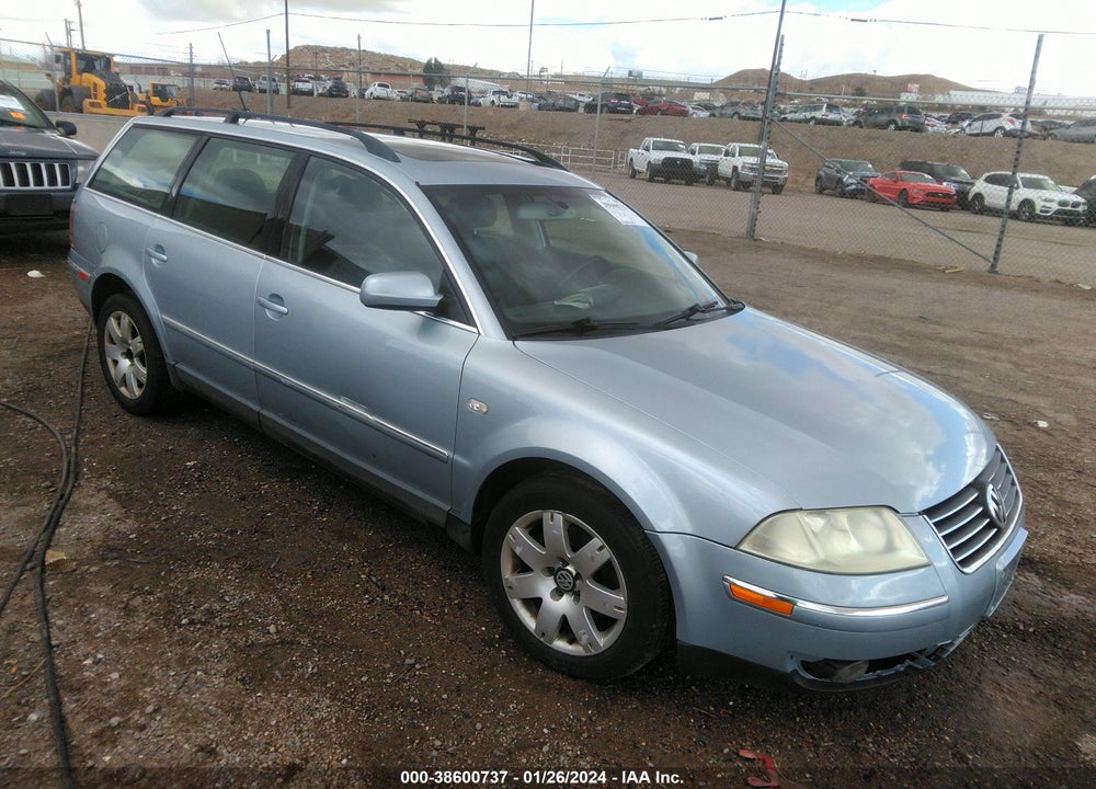 2003 VOLKSWAGEN PASSAT GLX VIN: WVWYH63B33E365159