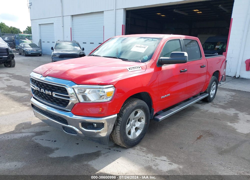 2023 RAM 1500 BIG HORN 4X2 5'7 BOX VIN: 1C6RREFT7PN614429