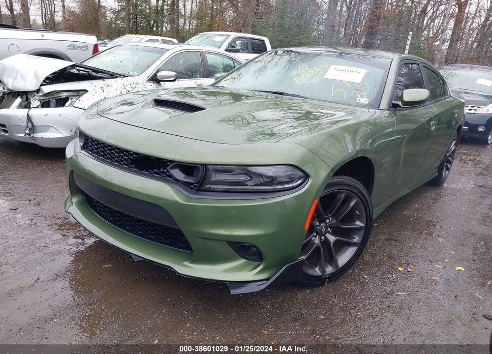 2021 DODGE CHARGER SCAT PACK RWD VIN: 2C3CDXGJ4MH535749