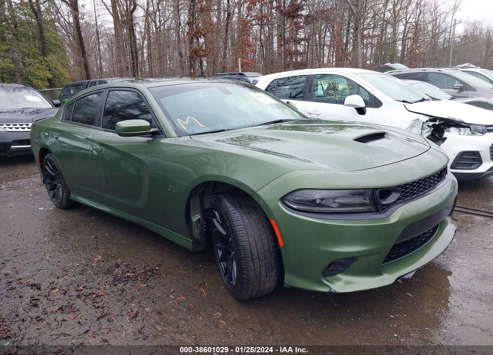 2021 DODGE CHARGER SCAT PACK RWD VIN: 2C3CDXGJ4MH535749