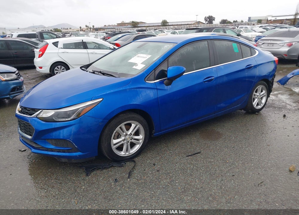 2018 CHEVROLET CRUZE LT AUTO VIN: 1G1BE5SM5J7235552