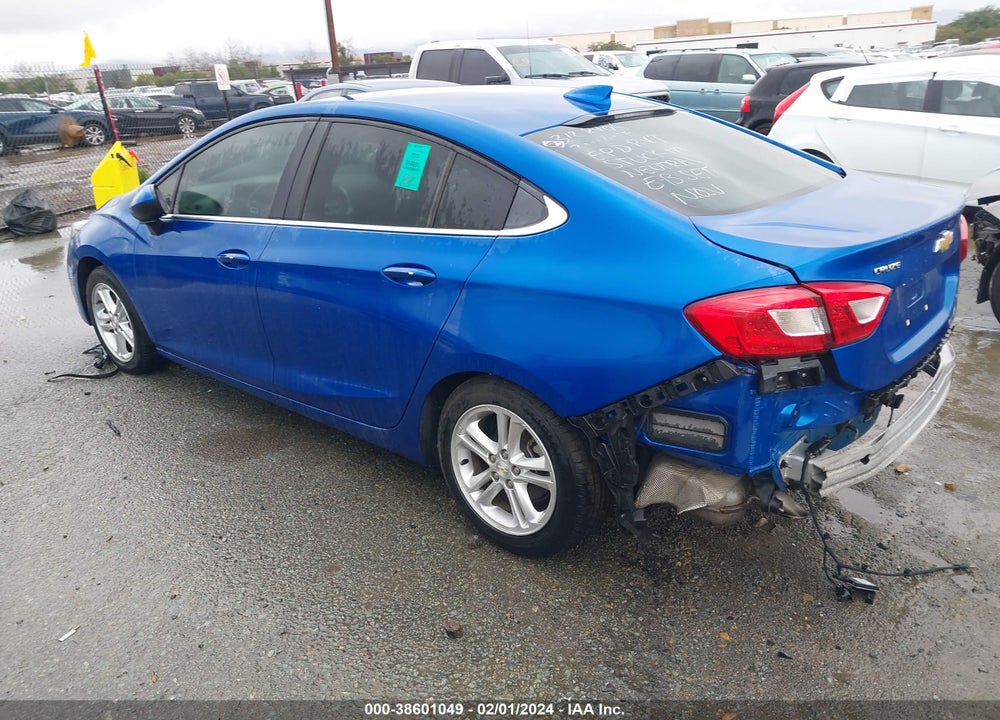2018 CHEVROLET CRUZE LT AUTO VIN: 1G1BE5SM5J7235552