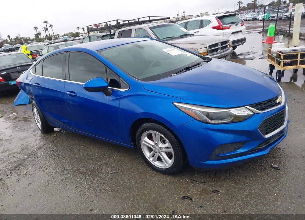 2018 CHEVROLET CRUZE LT AUTO VIN: 1G1BE5SM5J7235552