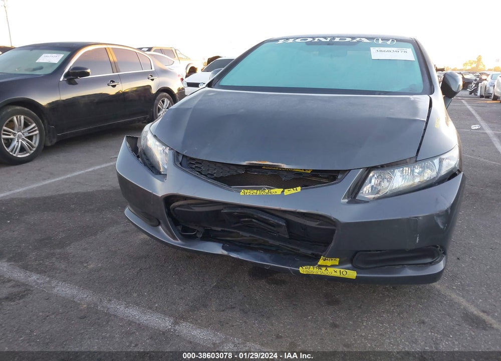 2013 HONDA CIVIC LX VIN: 2HGFG3B5XDH510410