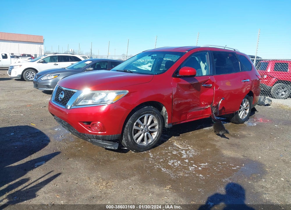 2014 NISSAN PATHFINDER PLATINUM/S/SL/SV VIN: 5N1AR2MN9EC667453