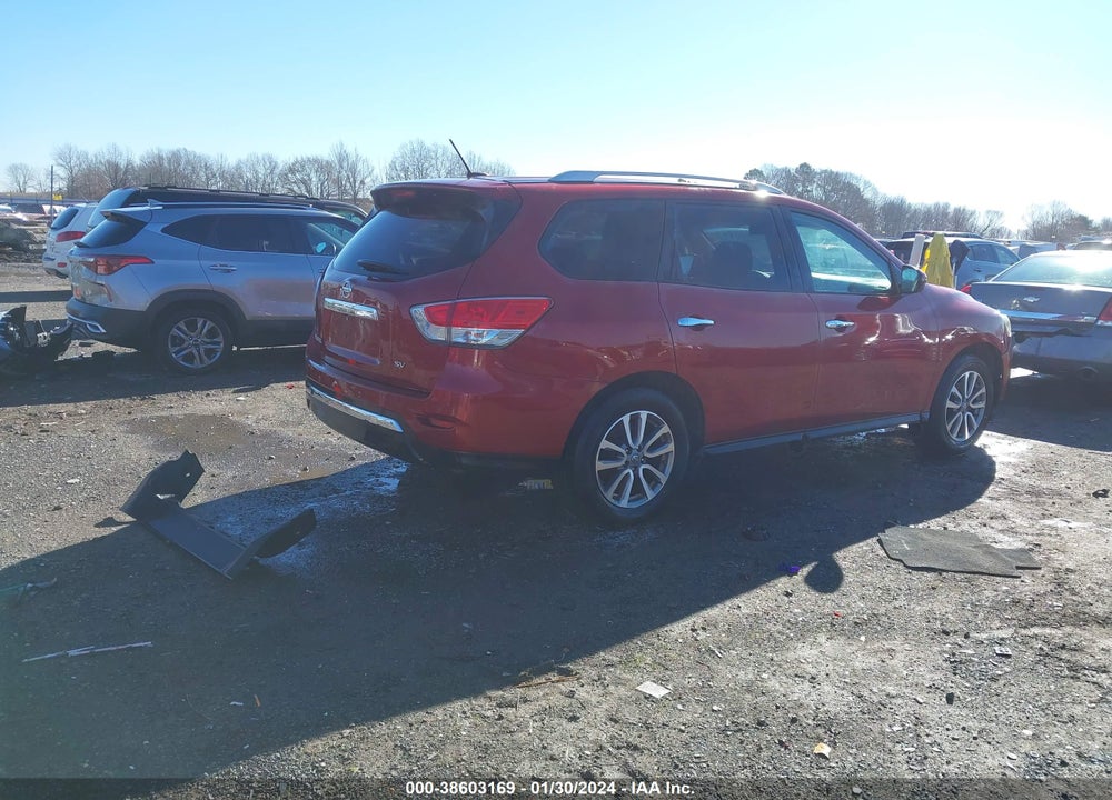 2014 NISSAN PATHFINDER PLATINUM/S/SL/SV VIN: 5N1AR2MN9EC667453
