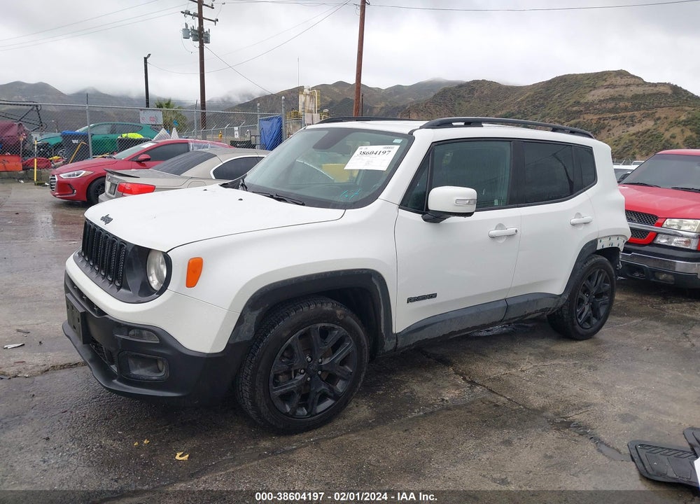 2017 JEEP RENEGADE LATITUDE VIN: ZACCJABB1HPG47690
