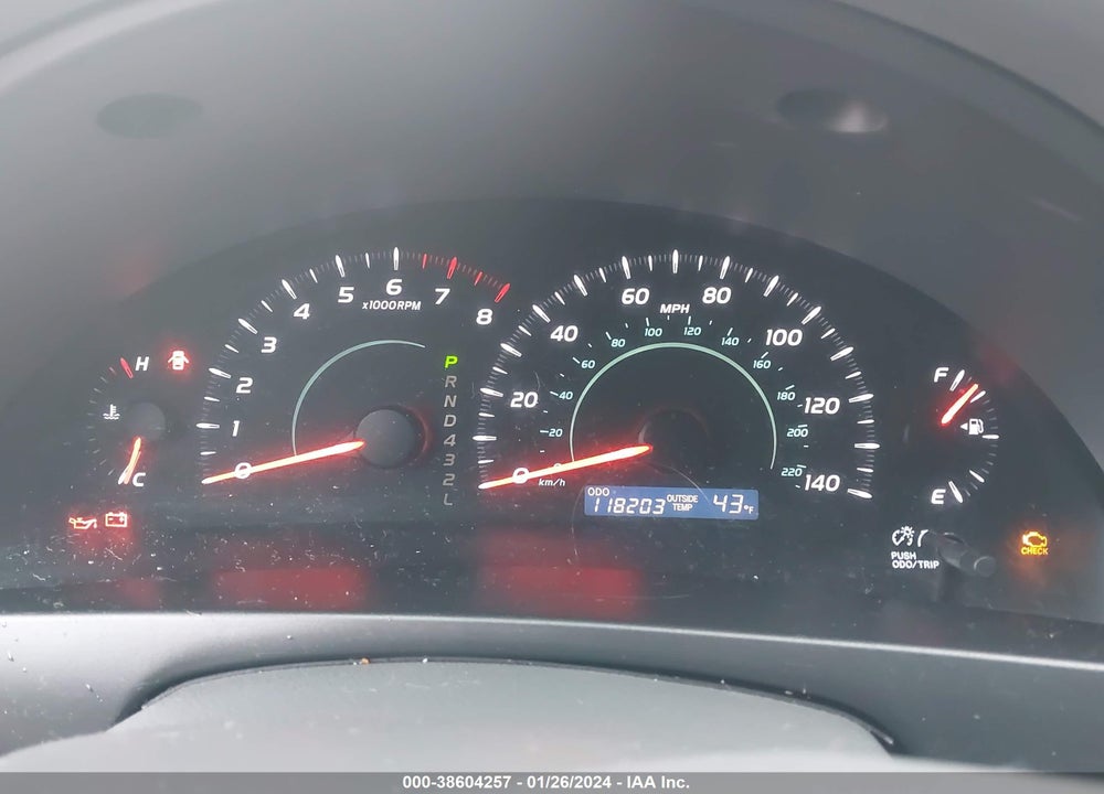 2007 TOYOTA CAMRY LE VIN: 4T1BE46K77U191389