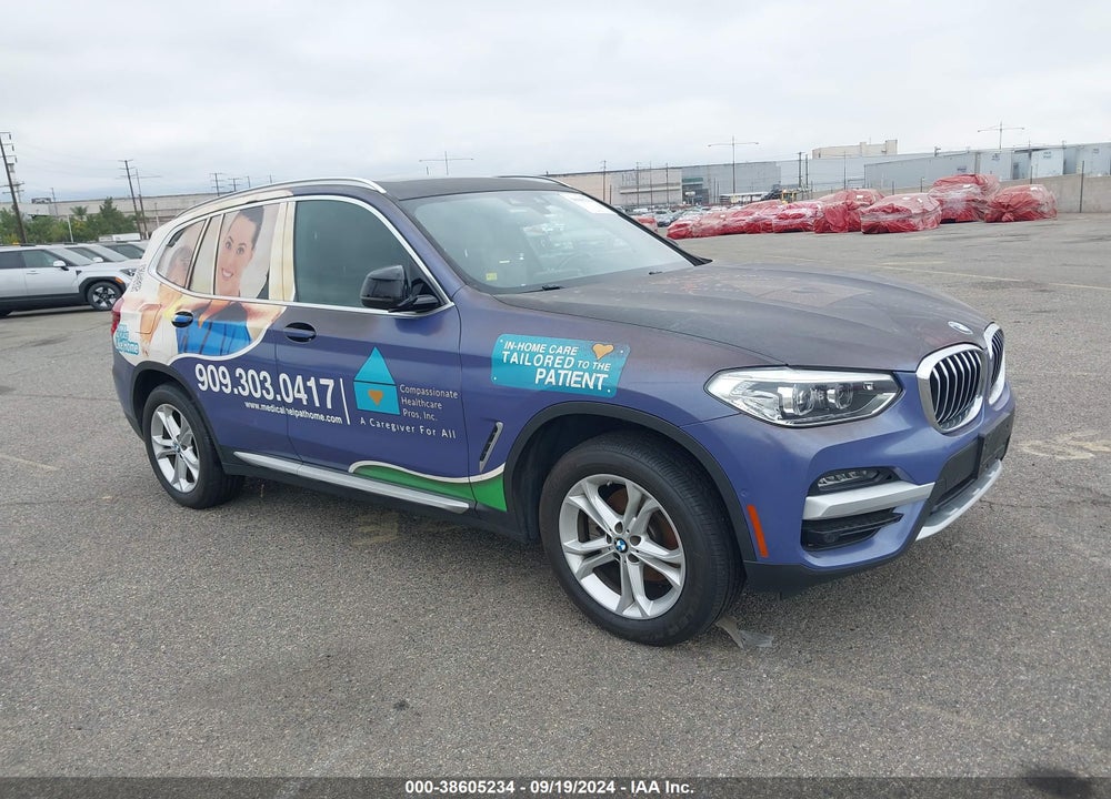 2020 BMW X3 SDRIVE30I VIN: 5UXTY3C05L9C81216