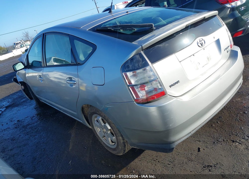 2005 TOYOTA PRIUS VIN: JTDKB20U757040284