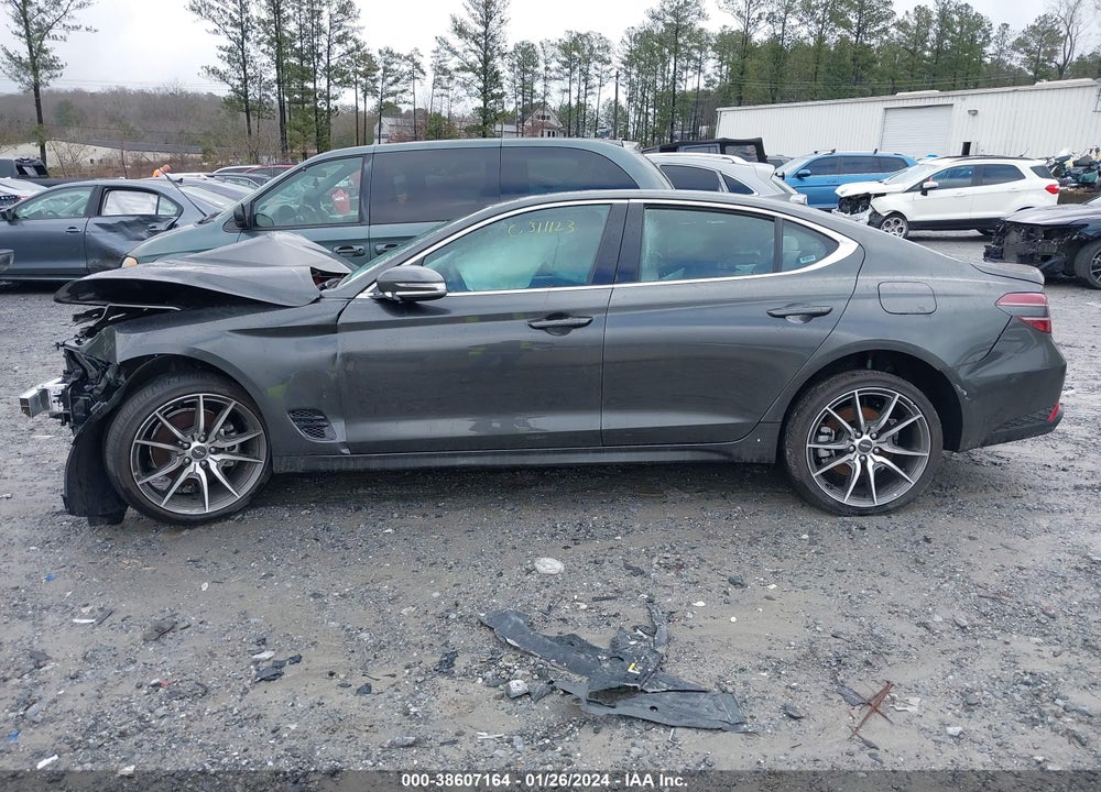 2023 GENESIS G70 2.0T AWD VIN: KMTG34TA4PU131230