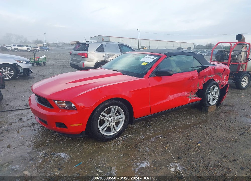 2010 FORD MUSTANG V6/V6 PREMIUM VIN: 1ZVBP8EN1A5177567