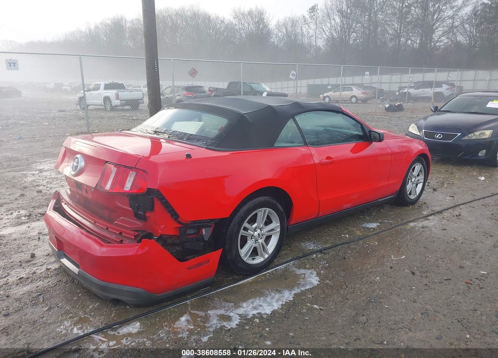 2010 FORD MUSTANG V6/V6 PREMIUM VIN: 1ZVBP8EN1A5177567