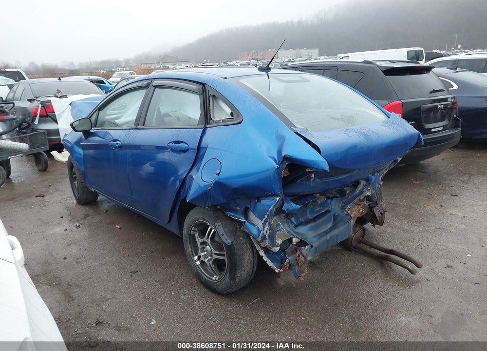 2011 FORD FIESTA S VIN: 3FADP4AJXBM134483