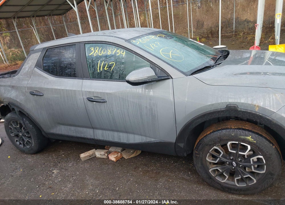 2022 HYUNDAI SANTA CRUZ SEL VIN: 5NTJBDAE2NH021895