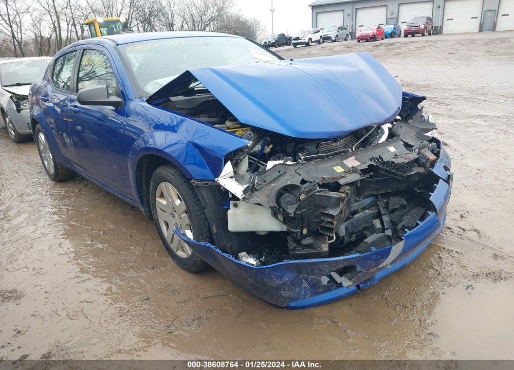 2012 DODGE AVENGER SE VIN: 1C3CDZAB7CN211665