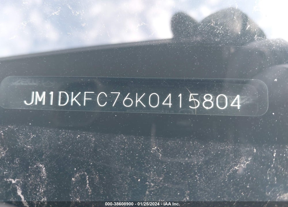 2019 MAZDA CX-3 TOURING VIN: JM1DKFC76K0415804